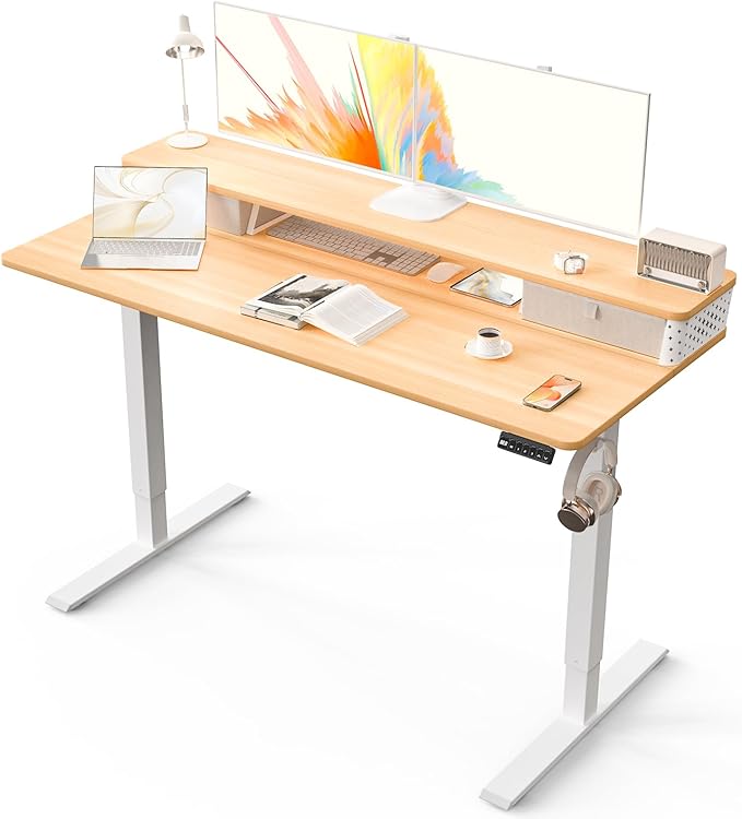 Kingant 55 x 24 Inch Electric Standing Desk by KINGANT