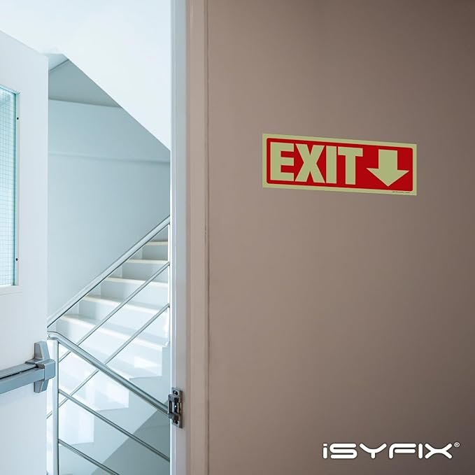iSYFIX Exit Stickers Signs - Image 5