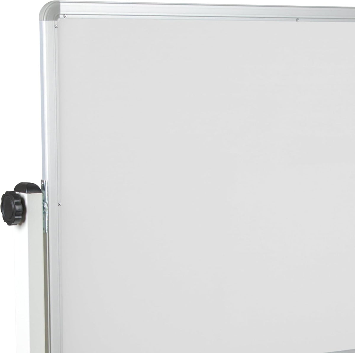 EMMA + OLIVER Reversible 64.25x64.75 Mobile Cork and Whiteboard