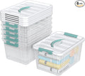 Loiycg 6 Pack Plastic Latching Box by Unknown