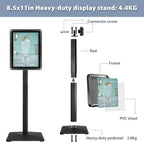 STANDNEE Heavy-Duty 8.5x11 in Floor Stand Holder, Poster Display - Image 7