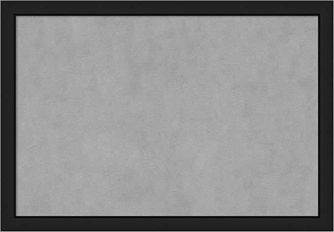 Amanti Art Black Framed Magnetic Board 27x39 Large Vision Board by AmantiArt