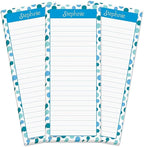 Current Zippy Dots Personalized Notepads – Set of 3, 50-Sheet Lined Paper Pads by Current