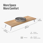 loukin Monitor Stand Riser for Desk, 22.4" x 8.3" Larger Computer Stand for - Image 5