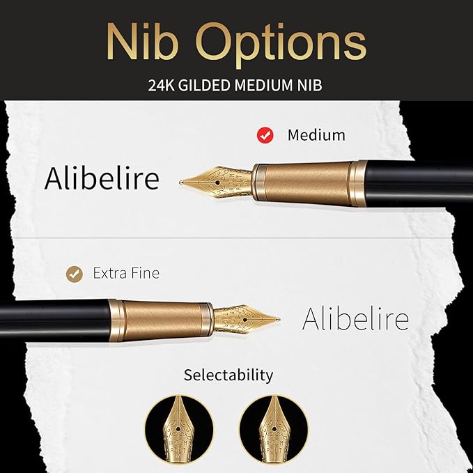 HDDNB Black Luxury Fountain Pen Set - Image 2