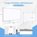 DOLLAR BOSS Large White Board 60 x 36 Inch Foldable Magnetic Whiteboard - Image 2