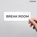 Break Room Sign, Durable ABS Plastic - Image 3
