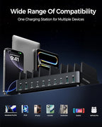 400W Charging Station for Multiple Devices, 10 Port Double PD 100W USB C - Image 4