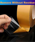 Ultra-Thin Clear Double Sided Adhesive Tape 2 Inch x 85FT Heavy Duty Two Side - Image 7