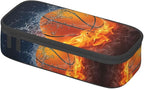 Cool Basketball Ball Pencil Case Big Capacity Storage Pencil Pouch Stationery - Image 3