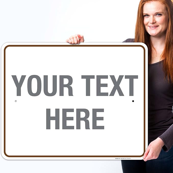 Custom Sign, Personalized Metal Signs, Customize - Image 2