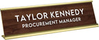 Custom Engraved Desk Plate | Personalized by 904Custom