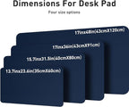 Aothia Leather Desk Pad Protector, Mouse Pad, Office Desk Mat, Non-Slip PU - Image 8