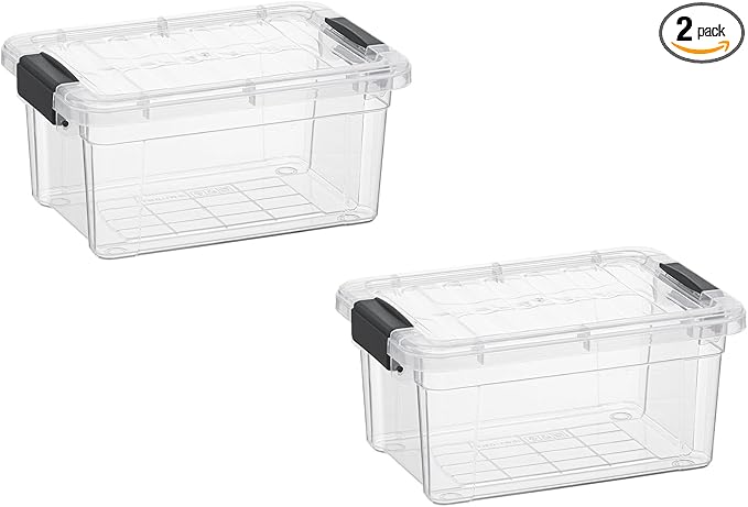 Superio Mini Storage Container Plastic Crayon Box Art Supplies and Sewing Case by Superio