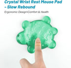 Lucocia Silicone Gel Mouse Wrist Rest, Cute Turtle Shape Ergonomic Elbow Mouse - Image 2