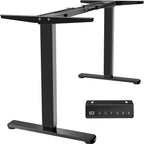 VIVO Heavy Duty Dual Motor Electric Sit Stand Desk Frame, 220 lbs Capacity up