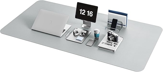 YSAGi Non-Slip Leather Desk Pad XL Size, Waterproof Laptop Computer Desk by YSAGi