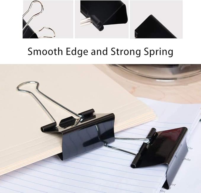 Ufmarine Extra Large Binder Clips 2.4 Inch Length, Jumbo Binder Clips - Image 8