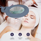 Neatfi XL Bifocal LED Magnifying Lamp, 7-Inch Acrylic Lens, 5D/20D Magnification - Image 3