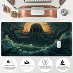 Octopus Anime Desk Pad Ocean Large Mouse Pad Gaming, Extended Kanagawa Desk Mat - Image 5
