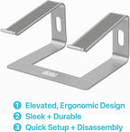 BLACK+DECKER Laptop Stand for Computer Desk, Ergonomic Laptop Stand for Desk - Image 2