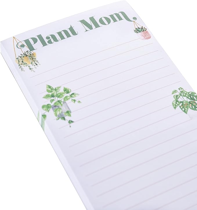Graphique “Plant Mom” Magnetic Notepad | 100 Tear-Away Sheets | Grocery - Image 3