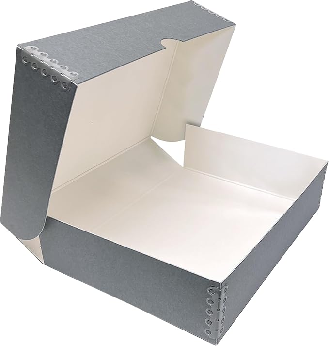 Lineco, 9x12 Clamshell Archival Folio Storage Box, Acid-Free by Lineco