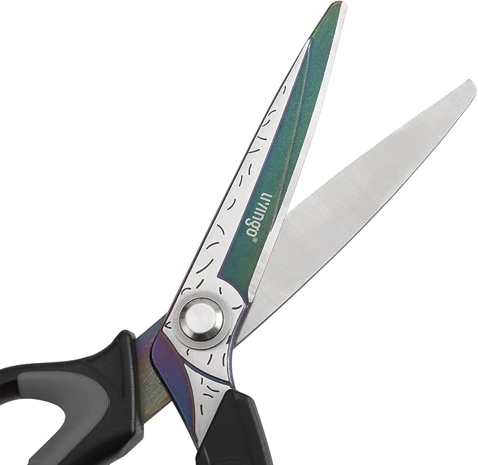 LIVINGO Heavy Duty Industrial Scissors: 10" Utility Stainless Steel Sharp - Image 4