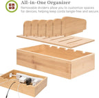 Prosumer's Choice Wooden Charging Station Organizer - Image 4
