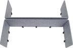 ReFocus Raw Clamp-On Acoustic Desk Divider Mounted Privacy Panel Set – Reduce - Image 6