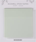 DiverseBee 50 Sheets Pastel Transparent Sticky Notes, 3x3” Clear Sticky Tabs by DiverseBee