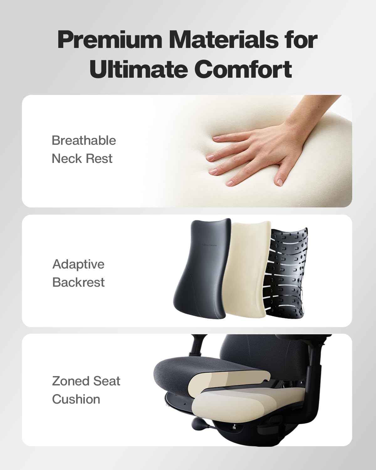 LiberNovo Omni SE Dynamic Ergonomic Office Chair, Manual Lumbar, 45cm