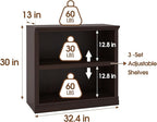 Bevfint Bookcase, Open Storage Book Cases/Shelves, Floor Standing Indoor - Image 2