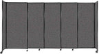 Versare Straightwall Sliding Portable Wall Partition | Freestanding Office by VERSARE