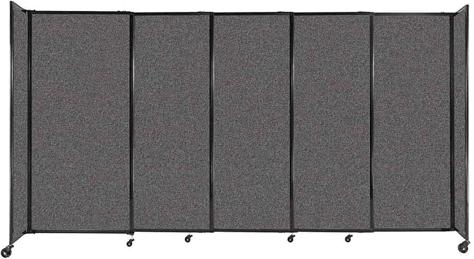 Versare Straightwall Sliding Portable Wall Partition | Freestanding Office by VERSARE