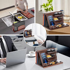 Gifts for Men Bedside Organiser Wood Phone Docking Station Dad Birthday Gifts - Image 5