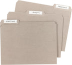 Avery File Folder Labels, 5/8" x 2-3/4", White, Non-Printable, 156 Blank Labels Total (6141)
