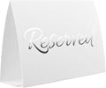 20 Pack Modern White Reserved Table Sign by TOROS