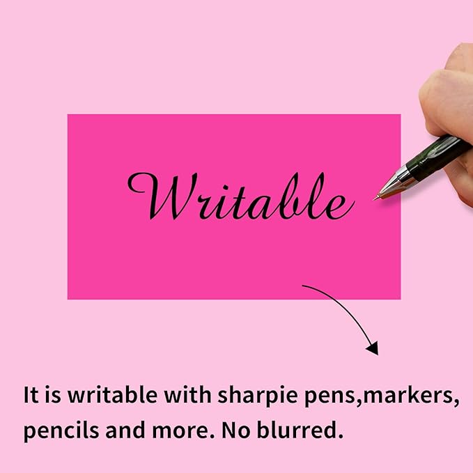 STARLIBOO Neon Colored Labels Stickers 3 x 2 Inch, Rectangle Moving Labels - Image 4