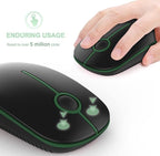 VssoPlor Wireless Mouse, 2.4G Slim Portable Computer Laptop Mouse - Image 4