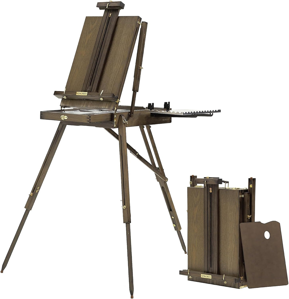 french easel for painting: deluxe beech wood plein, main product view