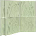BUBOS 6 Pack Large Acoustic Panels, Total Size 24 x 24Inches Soundproof Wall