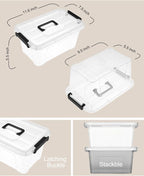 NUMIFUN Plastic Storage Bins - Image 3