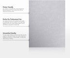 LUXPaper 8.5" x 11" Cardstock | Letter Size | Silver Metallic | 105lb. Cover | - Image 8
