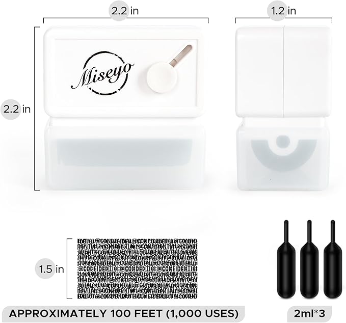 Miseyo Identity Theft Protection Roller Stamp Guard Your ID - Image 6