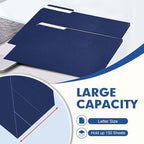 File Folder, PANDRI 120 Pack File Folder, 1/3 Cut Tab, Letter Size, Filing - Image 4