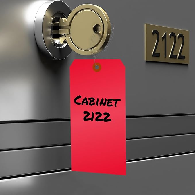 SmartSign Red Plastic Tags - Image 4