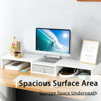 TEAMIX White Dual Monitor Stand Riser - Image 7