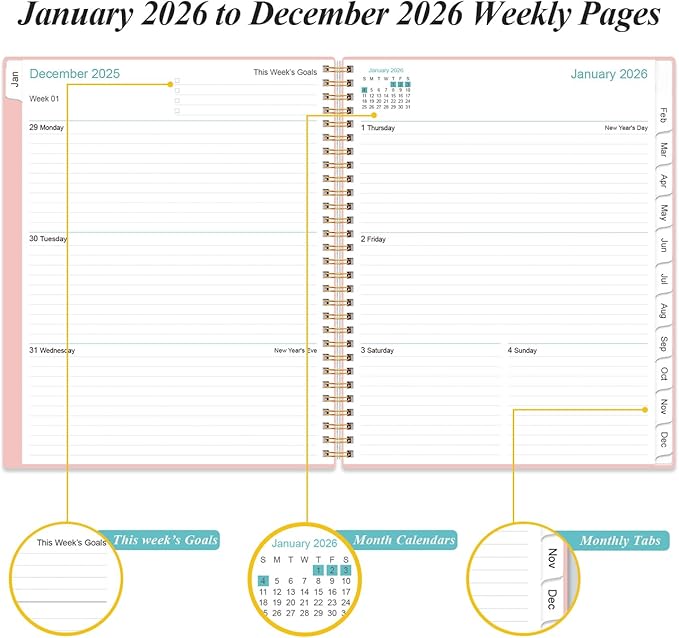 2026 Planner - Planner 2026 from January 2026 to December 2026 - Image 3