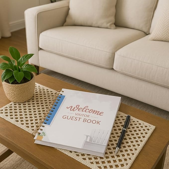 Paper 'n Such Guest Book for Rental House - Image 2